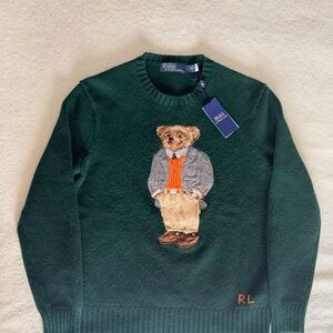 Ralph Lauren Polo Bear Sweater 30th Anniversary Release Hunt Club Green